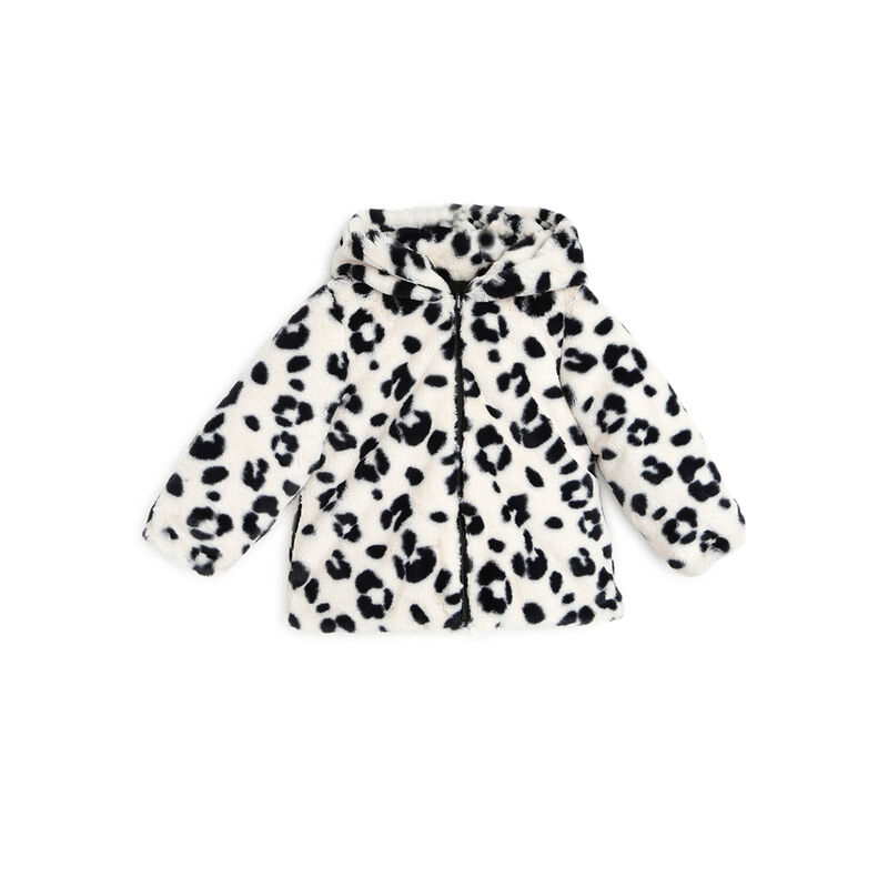 Girls Black Solid Jacket image number 1